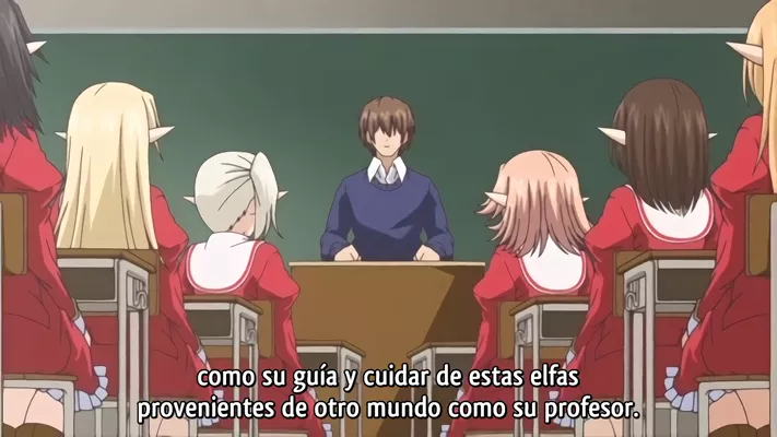 Elf no Oshiego to Sensei 02 Sub Español